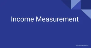 Income Measurement