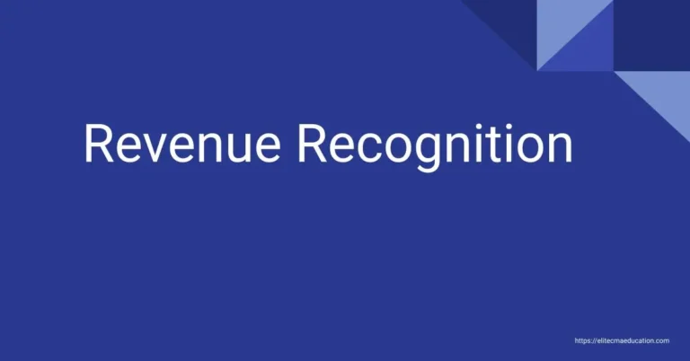 Revenue Recognition