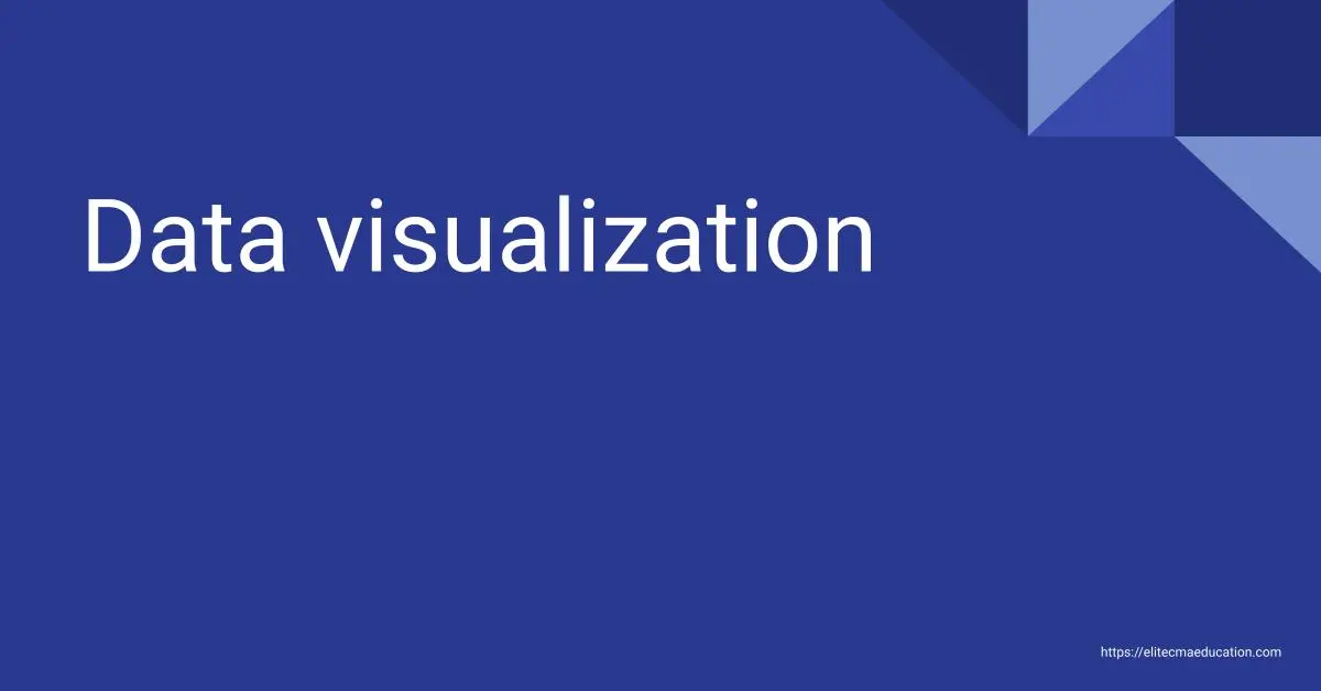 Data visualization - CMA USA Study