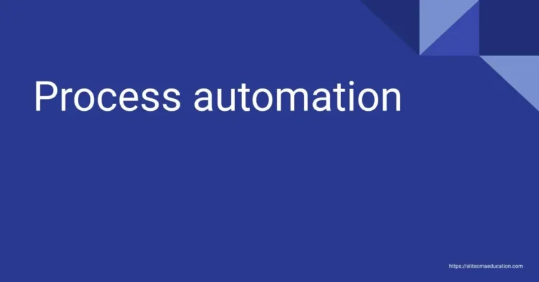 Process automation