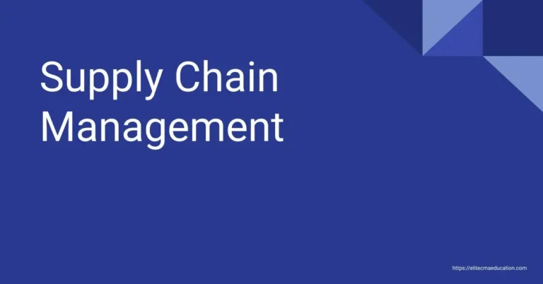 Supply chain management