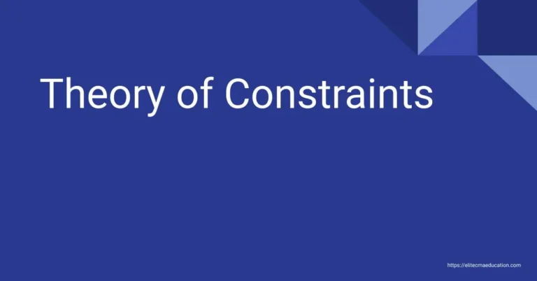 Theory of Constraints