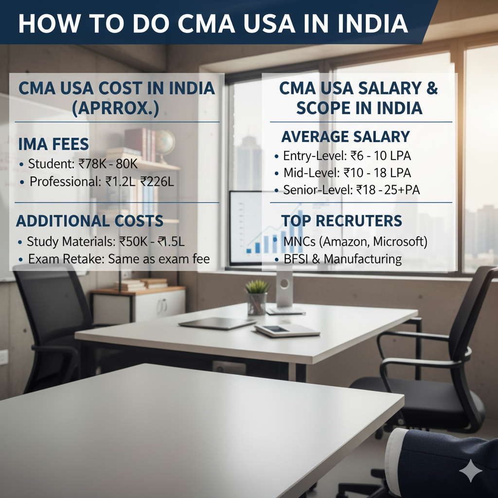 How to Do CMA USA in India
